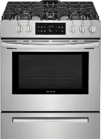 FFGH3054US Frigidaire 30 Inch Front Control Freestanding Gas Range - Stainless Steel