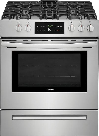 FFGH3054US Frigidaire 30 Inch Front Control Freestanding Gas Range - Stainless Steel