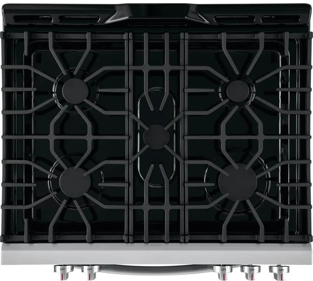FFGH3054US Frigidaire 30 Inch Front Control Freestanding Gas Range - Stainless Steel-3