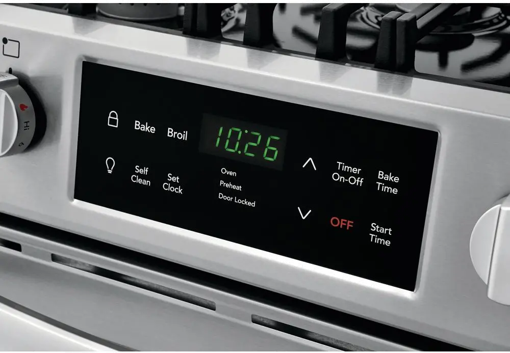 FFGH3054US Frigidaire 30 Inch Front Control Freestanding Gas Range - Stainless Steel-4
