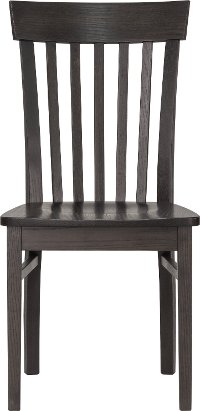 Charcoal Slat Back Dining Room Chair - Taylor