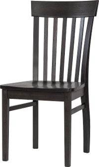 Charcoal Slat Back Dining Room Chair - Taylor-2