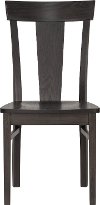 Clearance Charcoal Splat Back Dining Room Chair - Taylor