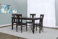 Charcoal 5 Piece Dining Set with Splat Back Chairs - Taylor