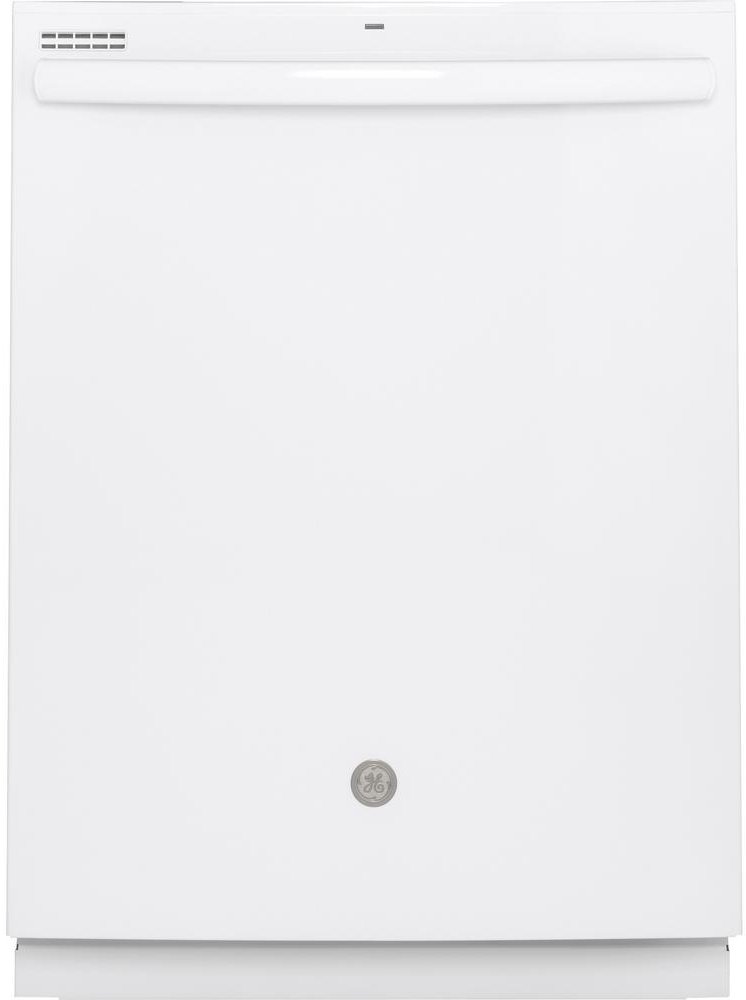 GDT605PGMWW GE Dishwasher with Hidden Controls - White-1