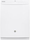 GDT605PGMWW GE Dishwasher with Hidden Controls - White