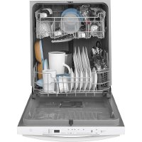 GDT605PGMWW GE Dishwasher with Hidden Controls - White-2
