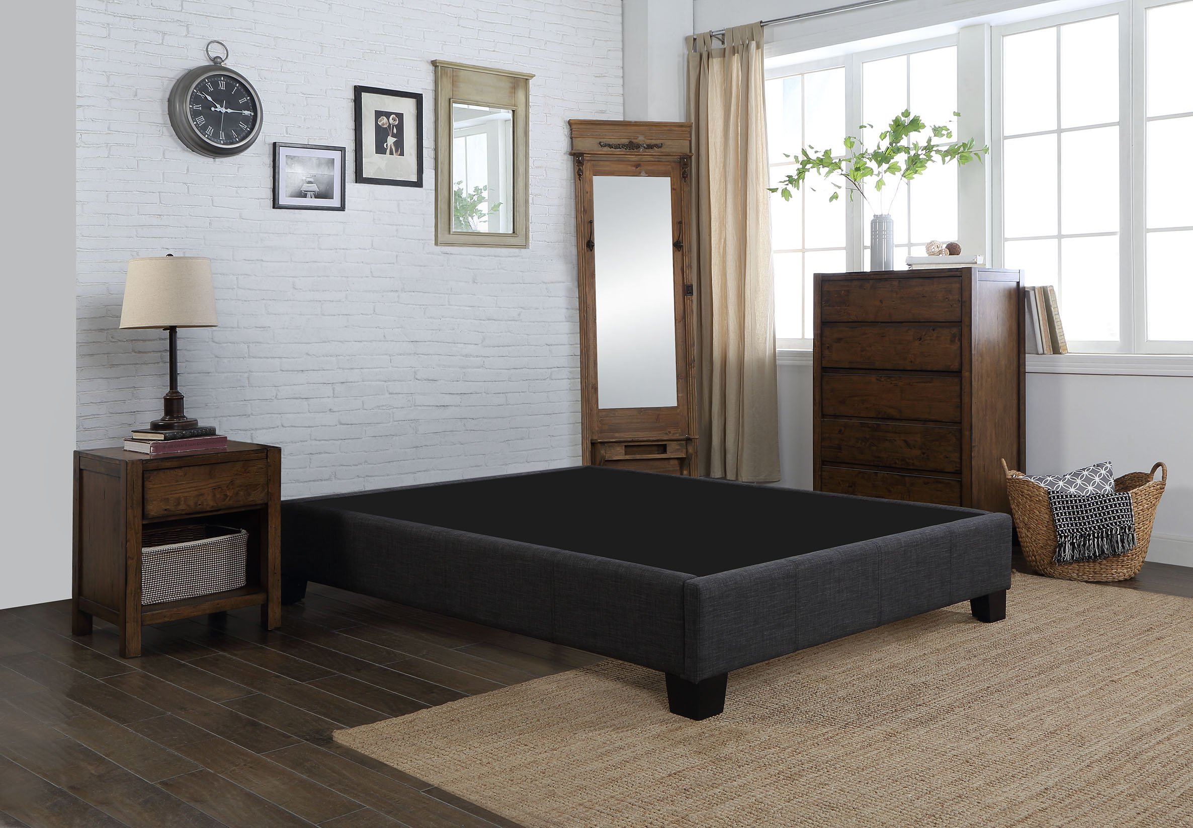 JMJHF003Q Health Care Queen Ace Base Box Spring and Bed Frame-2