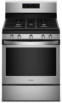 WFG525S0HS Whilpool 30 Inch Gas Range - 5.0 cu. ft. Stainless Steel