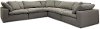 Slate Gray 5 Piece Sectional Sofa - Peyton