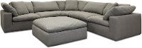 Slate Gray 5 Piece Sectional Sofa - Peyton-2