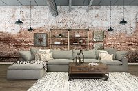 Slate Gray 5 Piece Sectional Sofa - Peyton-3