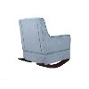 Contemporary Light Blue Nursery Rocker - Riley-1