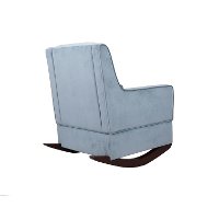 Contemporary Light Blue Nursery Rocker - Riley