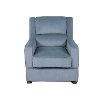 Contemporary Light Blue Nursery Rocker - Riley-2