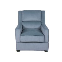 Contemporary Light Blue Nursery Rocker - Riley-2