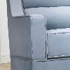 Contemporary Light Blue Nursery Rocker - Riley-4