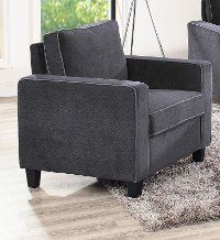 Contemporary Dark Gray Chair - Greenfield