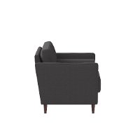 Mid Century Modern Dark Gray Chair - Lawrence-6