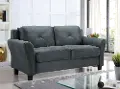 Harvard Dark Gray Loveseat