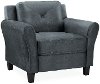 Contemporary Dark Gray Chair - Harvard