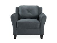 Contemporary Dark Gray Chair - Harvard-2