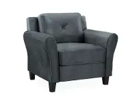 Harvard Contemporary Dark Gray Chair