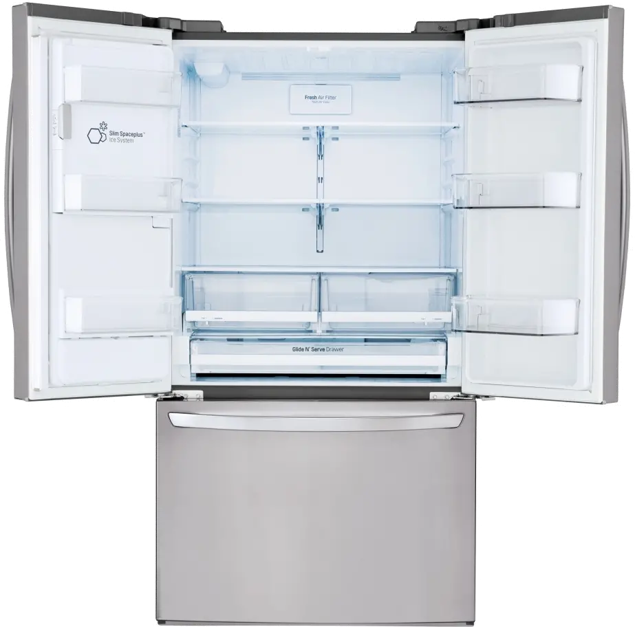 LFXC22526S LG 22.1 cu ft French Door Refrigerator - Counter Depth Stainless Steel-3