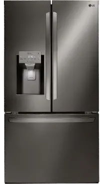 LFXC22526D LG 22.1 cu ft French Door Refrigerator - Counter Depth Black Stainless Steel