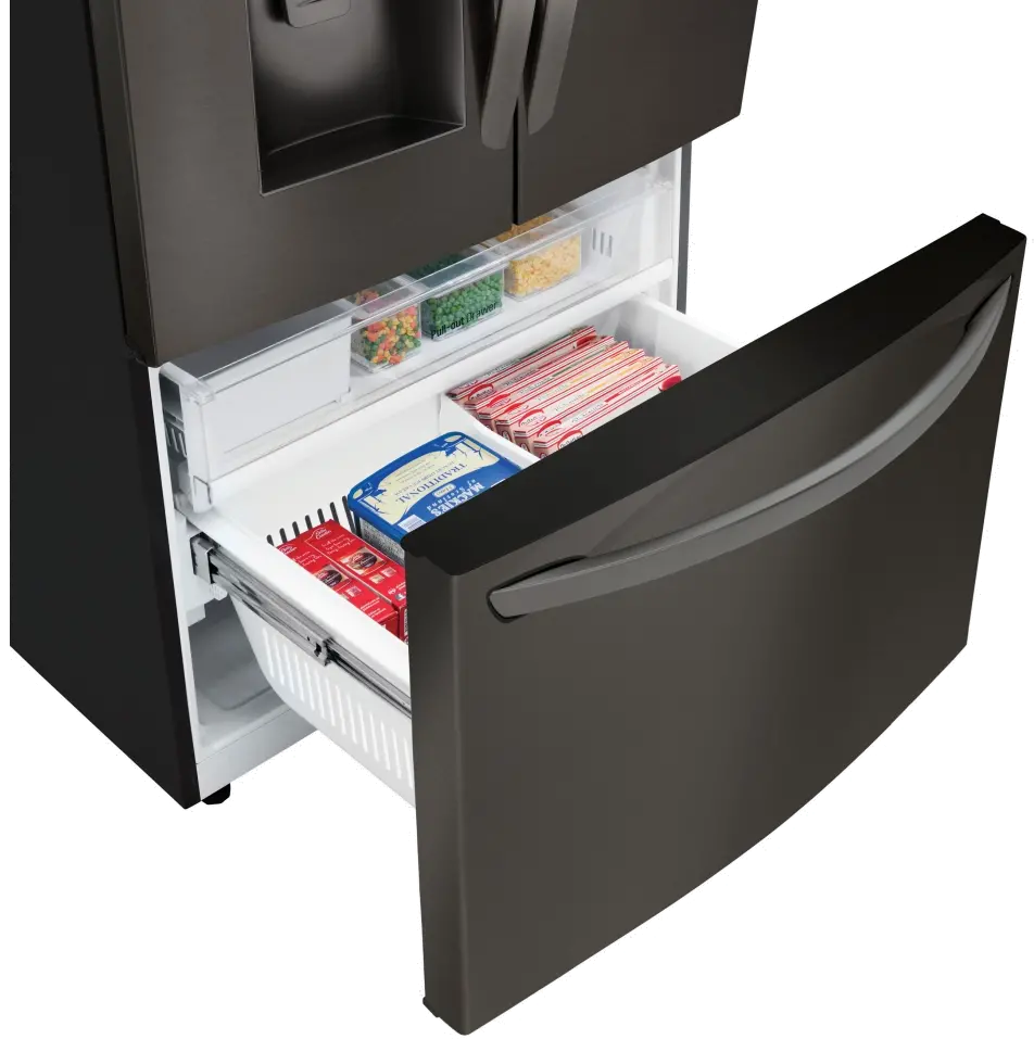 LFXC22526D LG 22.1 cu ft French Door Refrigerator - Counter Depth Black Stainless Steel-7