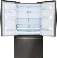LFXC22526D LG Counter Depth French Door Smart Refrigerator - 22.1 cu. ft., 36 inch Black Stainless Steel-3