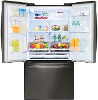 LFXC22526D LG Counter Depth French Door Smart Refrigerator - 22.1 cu. ft., 36 inch Black Stainless Steel-4