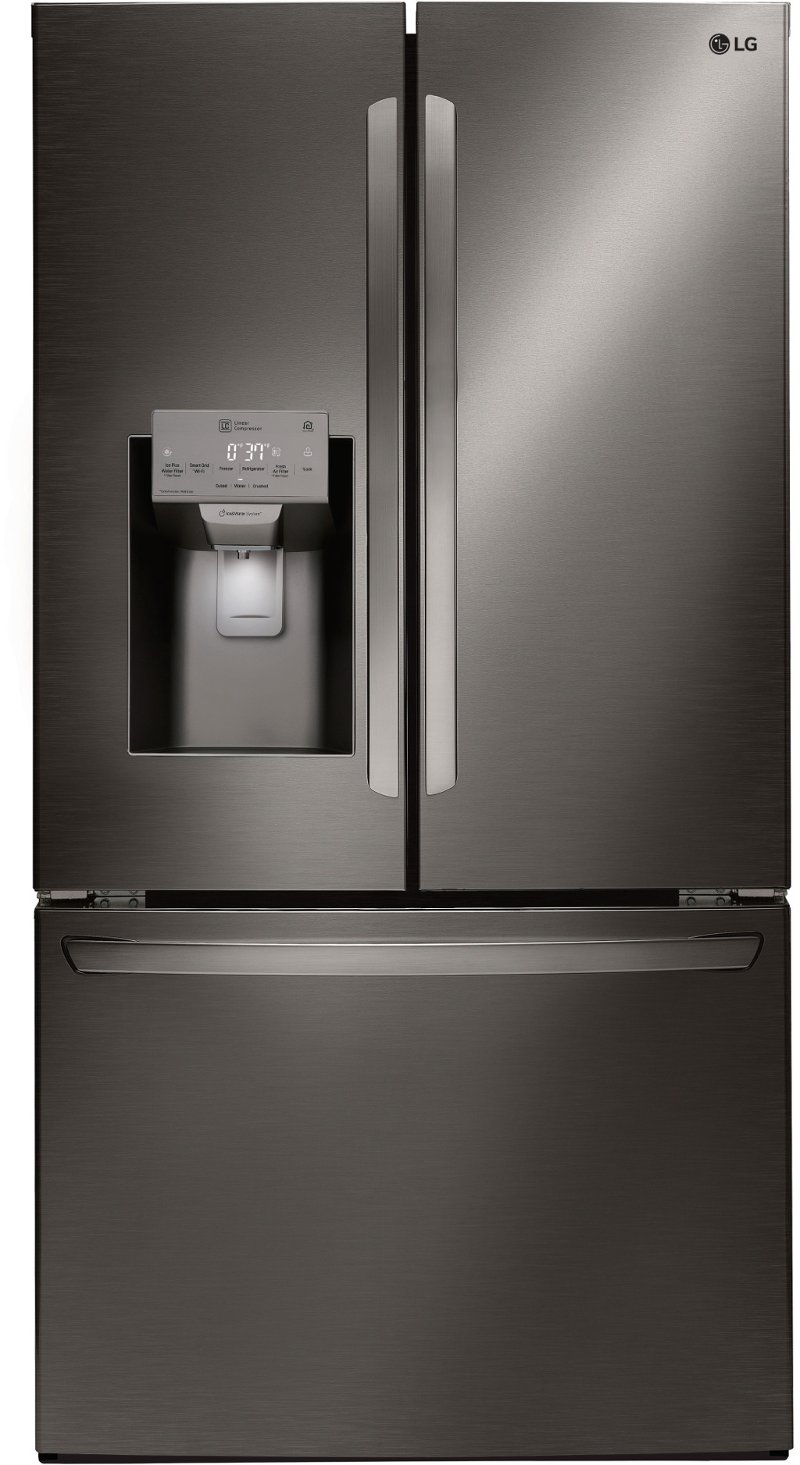Lg French Door Refrigerator 36 Inch Counter Depth Black Stainless Lg French Door Refrigerator 36 Inch Counter Depth Black Stainless Steel Rc Willey Furniture