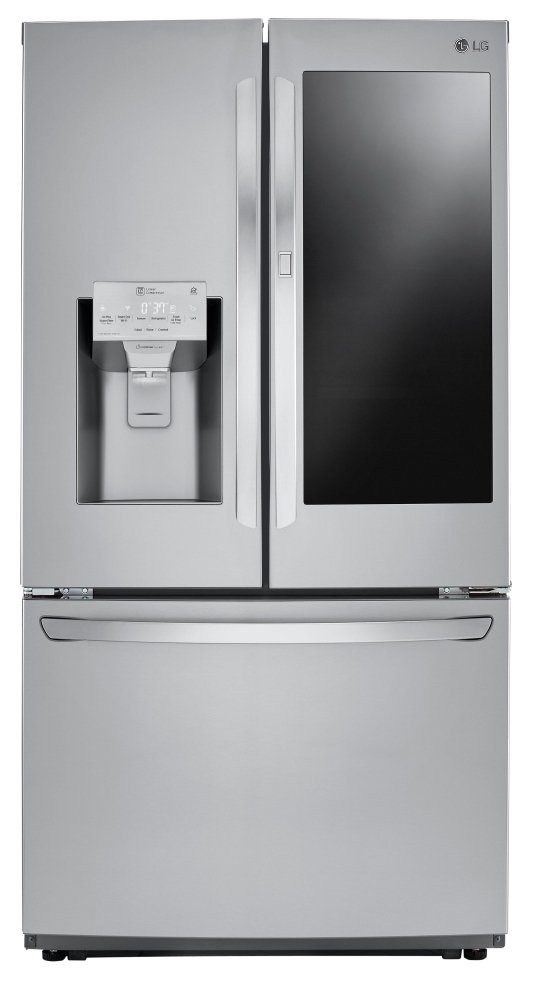 LFXC22596S LG 21.9 cu ft Counter Depth French Door Smart Refrigerator with Door-in-Door - 36 W Stainless Steel-2
