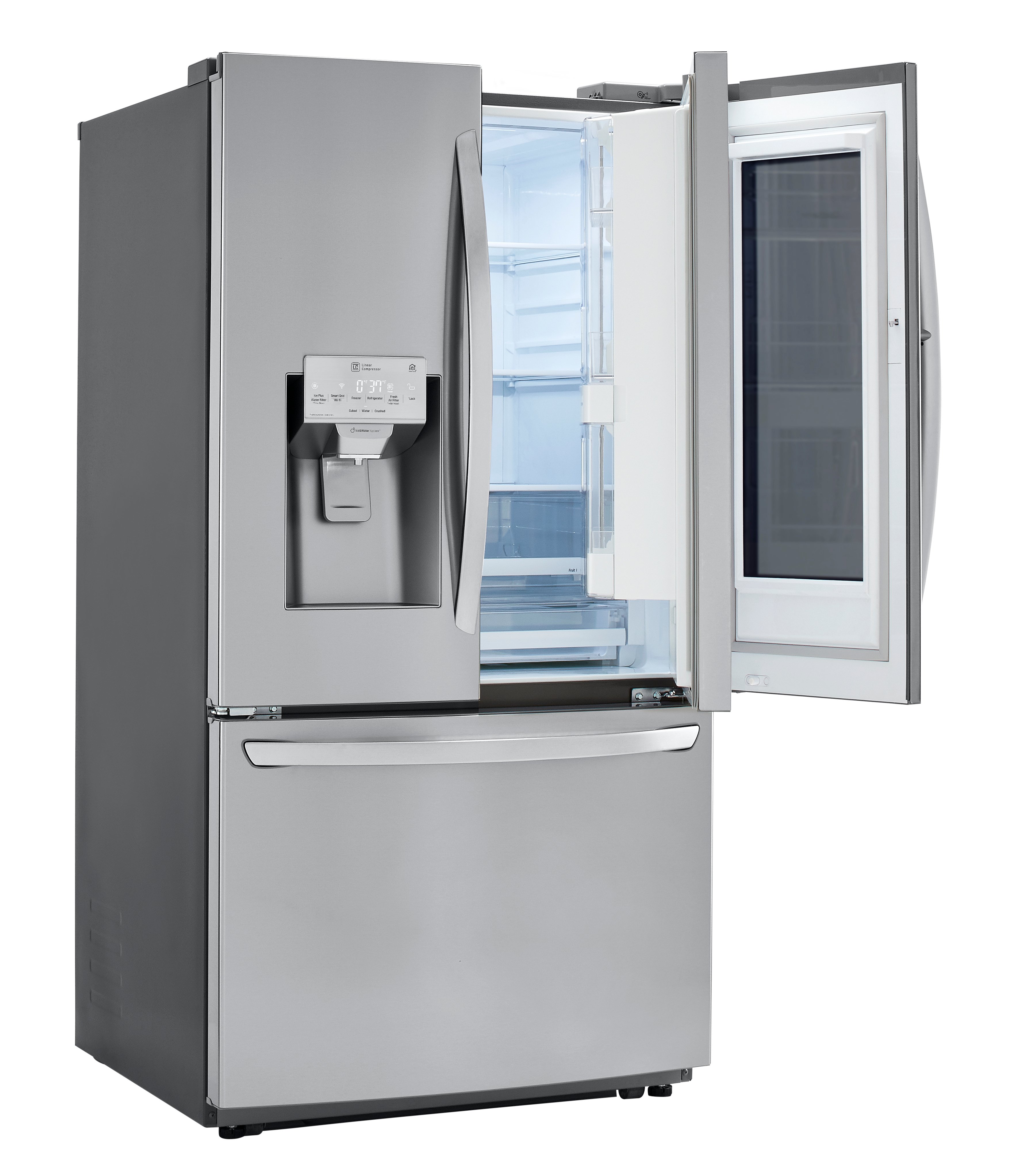 LFXC22596S LG 21.9 cu ft Counter Depth French Door Smart Refrigerator with Door-in-Door - 36 W Stainless Steel-4