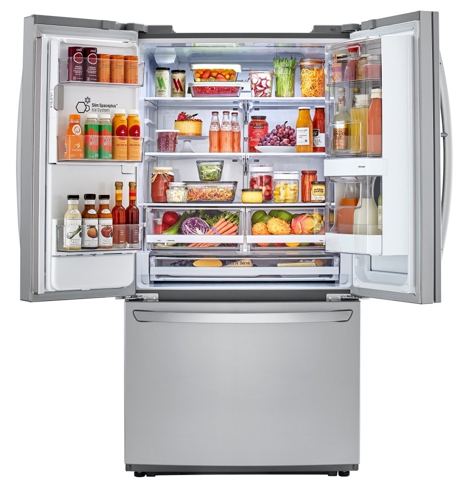LFXC22596S LG 21.9 cu ft Counter Depth French Door Smart Refrigerator with Door-in-Door - 36 W Stainless Steel-8
