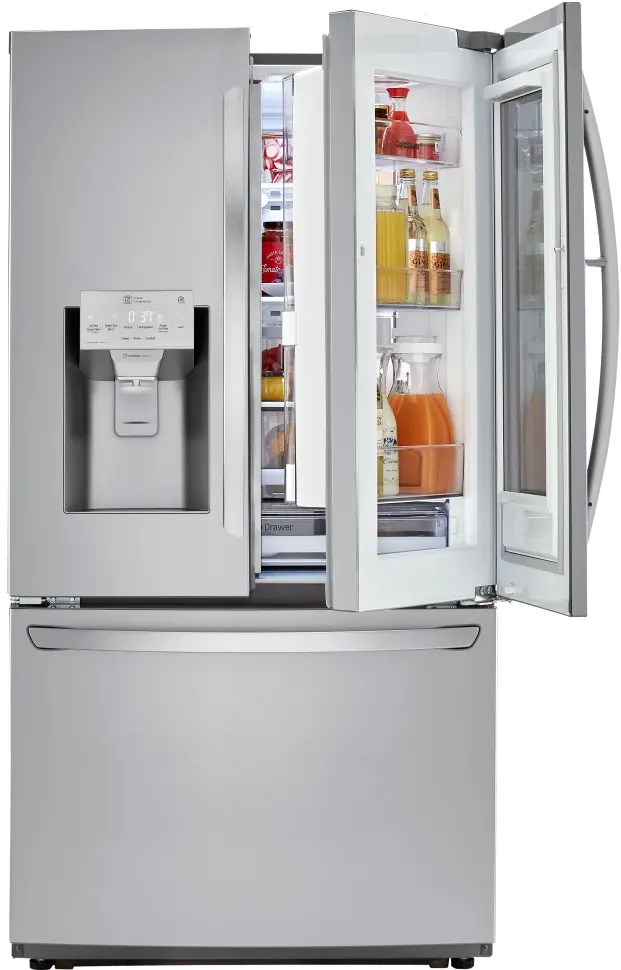 LFXC22596S LG 21.9 cu ft French Door Refrigerator - Counter Depth Stainless Steel-3