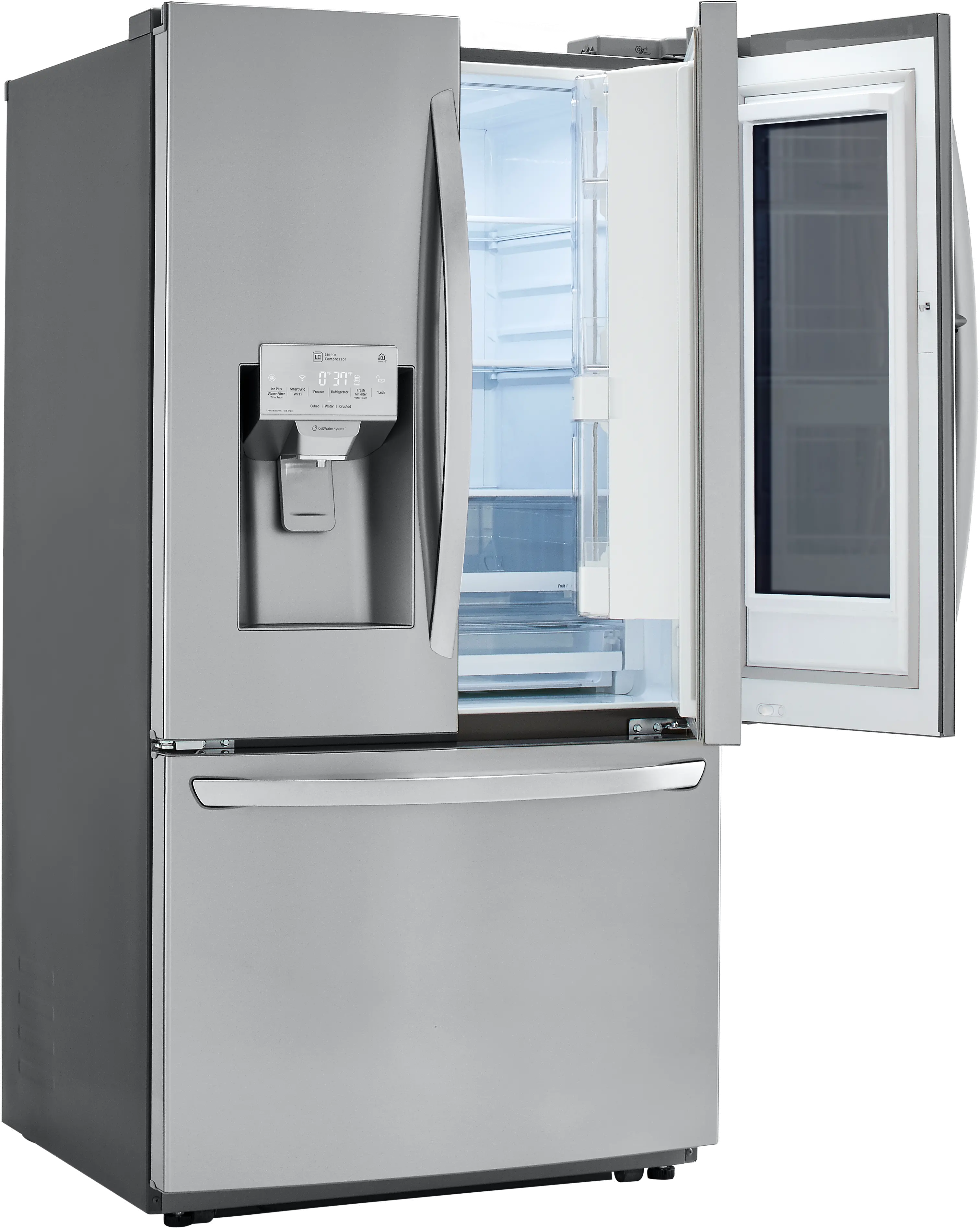 LFXC22596S LG 21.9 cu ft French Door Refrigerator - Counter Depth Stainless Steel-4