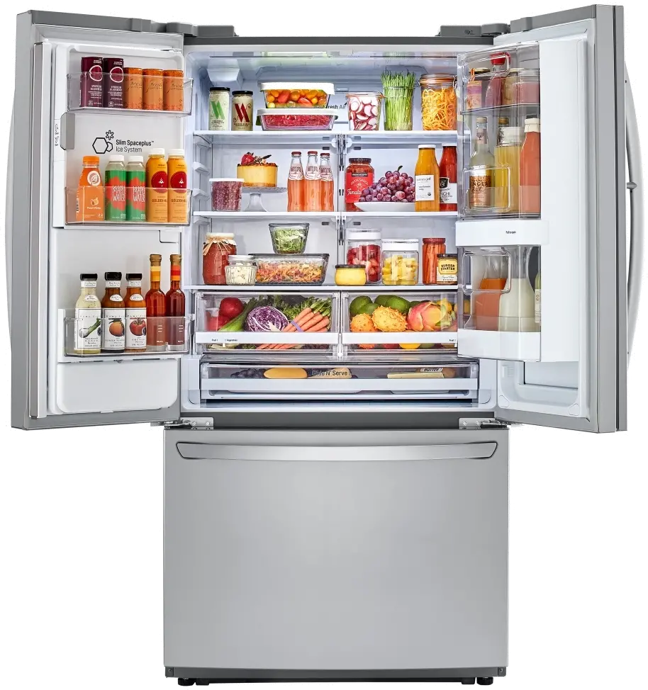 LFXC22596S LG 21.9 cu ft French Door Refrigerator - Counter Depth Stainless Steel-8
