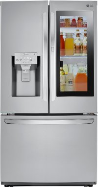 LFXC22596S LG Counter Depth French Door Smart Refrigerator with Door-in-Door - 21.9 cu. ft., 36 inch Stainless Steel