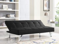 Black Serta Convertible Sofa Bed - Carly-2
