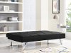 Black Serta Convertible Sofa Bed - Carly-3
