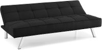 Black Serta Convertible Sofa Bed - Carly-5