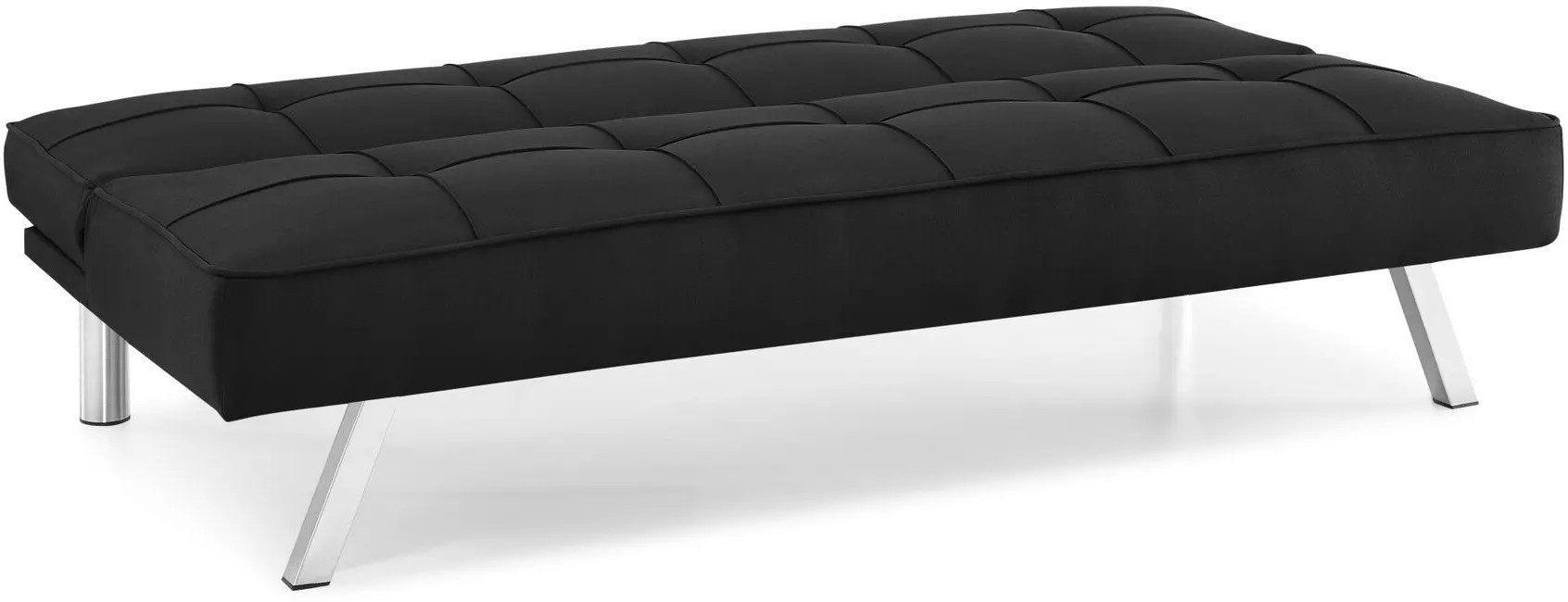 Carly Black Serta Convertible Sofa Bed-6
