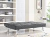 Charcoal Gray Serta Convertible Sofa Bed - Carly-3