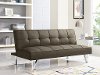 Java Brown Serta Convertible Sofa Bed - Carly