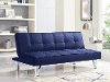 Navy Blue Serta Convertible Sofa Bed - Carly