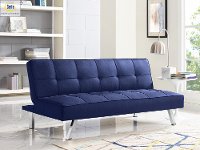 Navy Blue Serta Convertible Sofa Bed - Carly