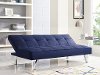 Navy Blue Serta Convertible Sofa Bed - Carly-2