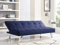 Navy Blue Serta Convertible Sofa Bed - Carly-2